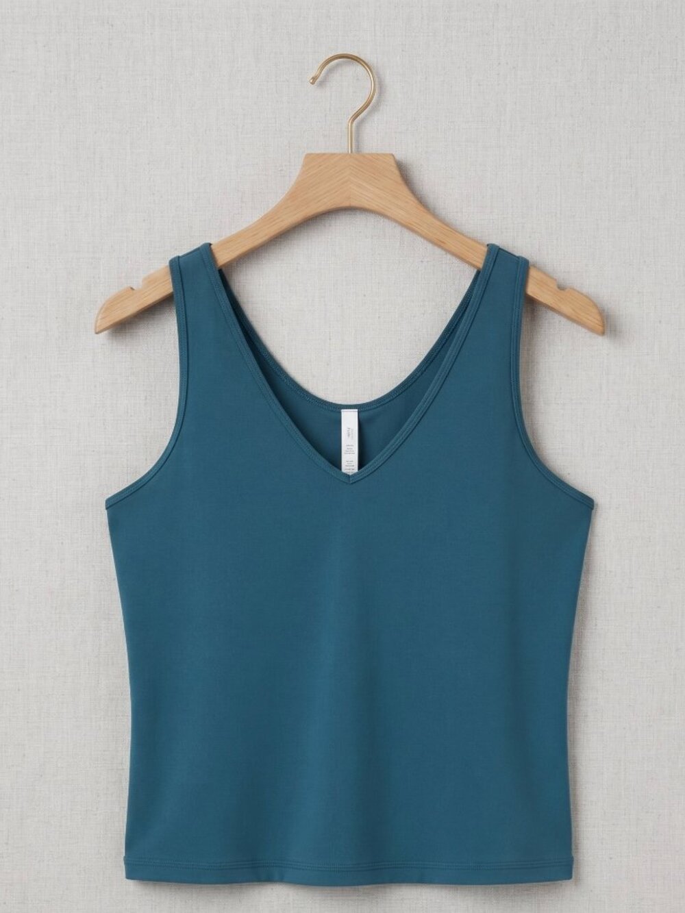 Athleta Teal V-Neck Tank – Size L